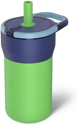 BrMate Leap 12oz Leakproof Kids Tumbler with Handle and Silicone Straw
