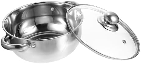 Unomor 2 Pcs Stainless Steel Steamer Set