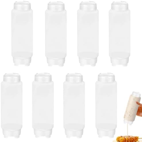 MXOYOXM8 Pcs Condiment Squeeze Bottles Set