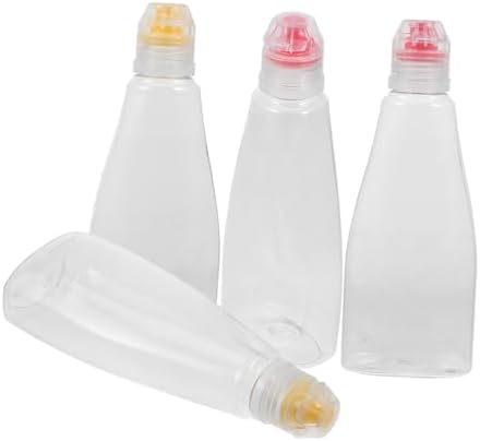 VILLFUL 3sets Squeeze Condiment Bottles for Easy Portion Control