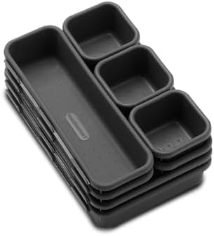 Madesmart 8-Piece Plastic Organizer Interlocking Design for Your Drawers