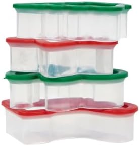 Wilton Holiday grippy Cookie Cutters Set of 4Cute Christmas Treats Easy to Slice