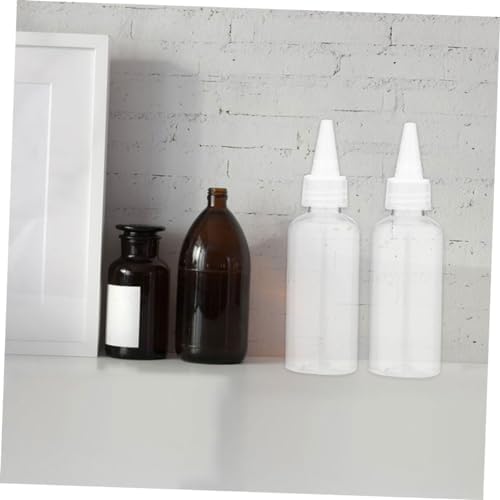 60ml Refillable Plastic Squeeze Bottles with Pointed Mouth 20 Pack