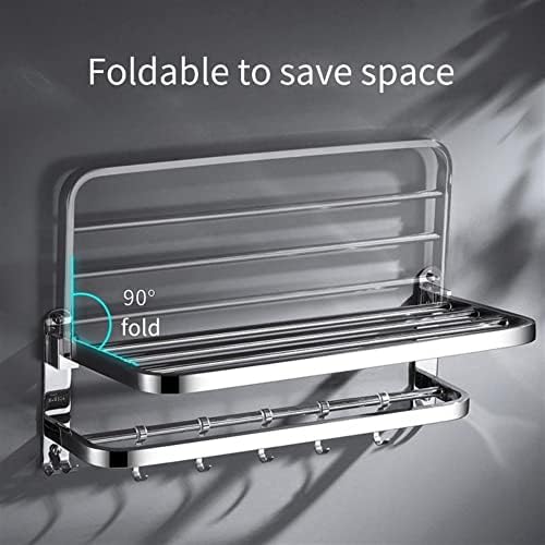 AnnBka 50cm Towel Shelf - Practical Bathroom Organizer