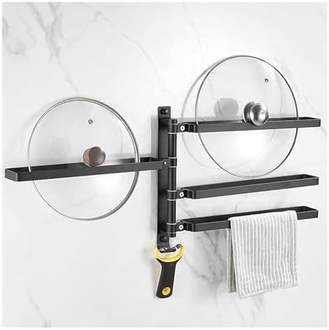 Swivel Towel Bar 4 Arms Aluminum Towel Rack