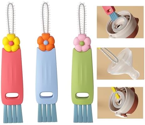 3 in 1 Cup Lid Gap Cleaning Brush Set 1