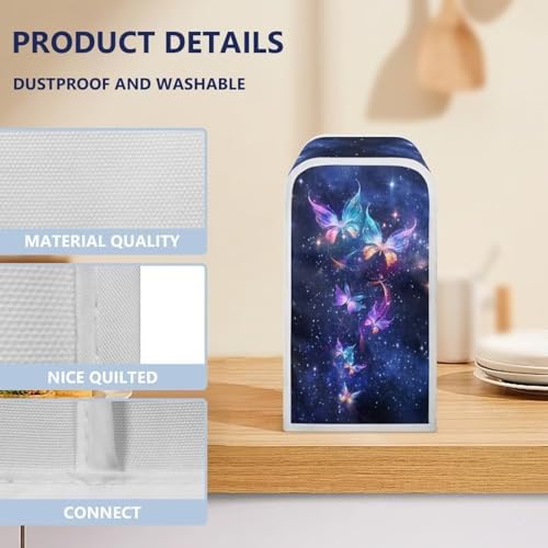Durable Shiny Starry Butterfly Can Opener Dust Protection Cover