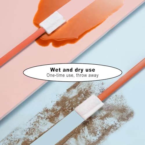Disposable Crevice Cleaning Brush 100 PCS Red 1