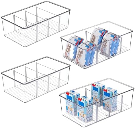 Vtopmart 4 Pack Food Storage Organizer Bins
