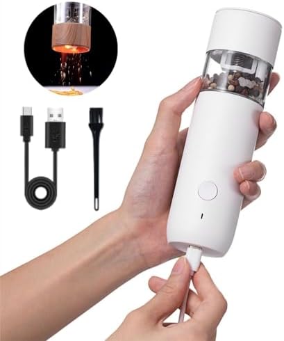 Rechargeable Black Pepper Grinder Kitchen Tool Electric Grey