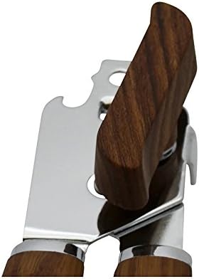 Effortlessly Open Bottles IMUSA USA Can Opener with Woodlook Handle