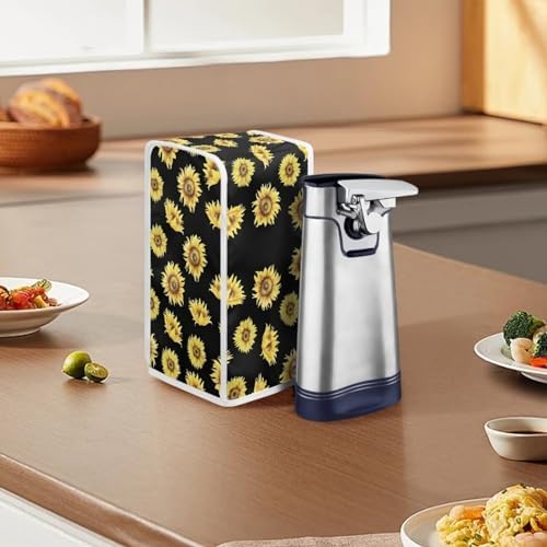 Electric Can Opener Dust Cover with Black Design