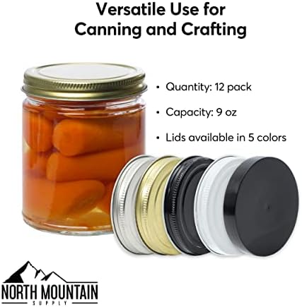 Perfect 9oz Mason Jars for Canning More