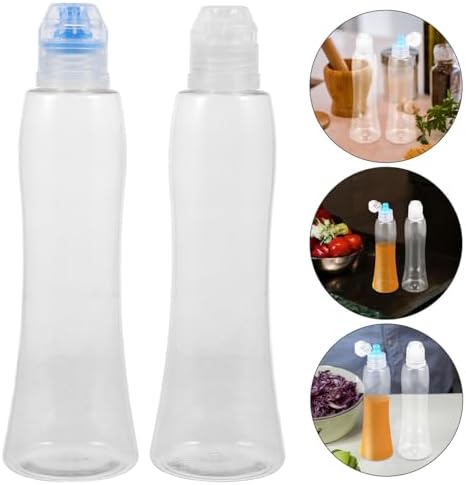 Jecompris 4-Piece Condiment Squeeze Bottles - Portable for Kids