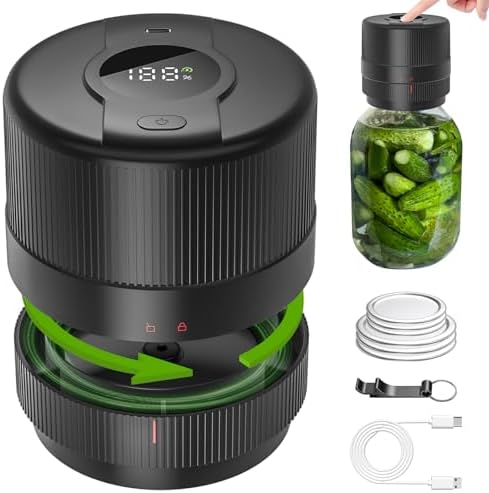 Secure Flavor with Every Bite Mason Jar Vacuum Sealer Kit