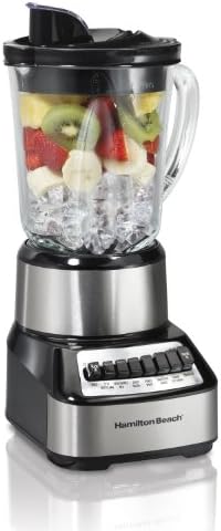 Hamilton Beach Wave Crusher Blender with 40oz Glass Jar and Automatic Can Opener