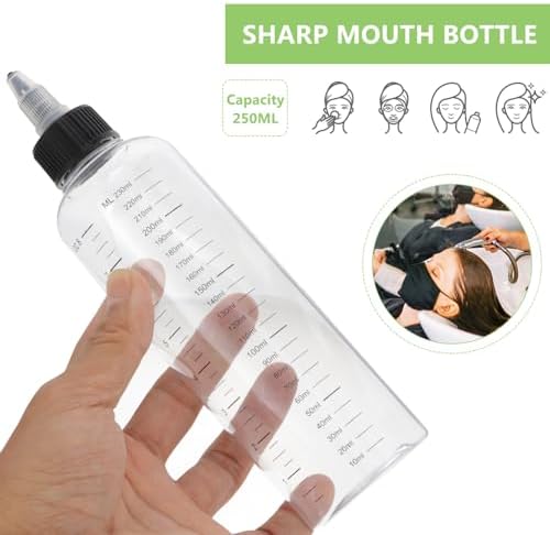 Minkissy 108 Pcs Graduated Squeeze Bottles for Pet Density Colour Cleaning Collection