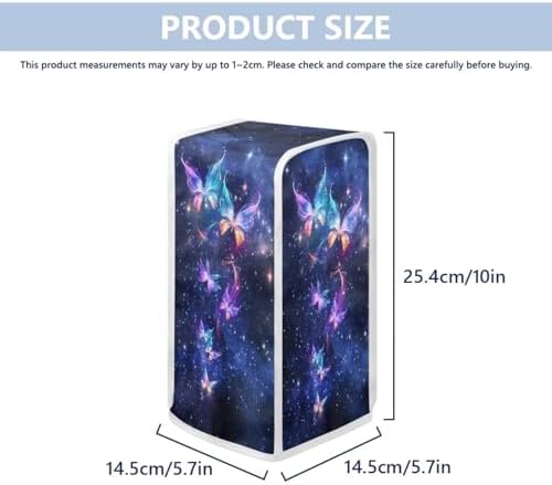 Durable Shiny Starry Butterfly Can Opener Dust Protection Cover