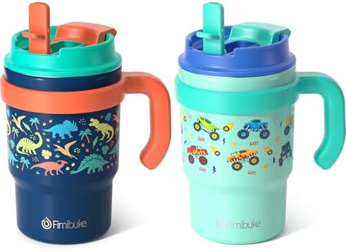 insulated straw mug for kids
