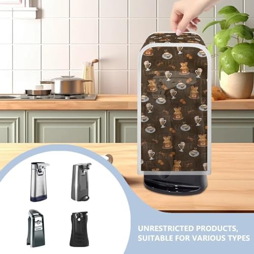 Electric Can Opener Dust Cover with Elastic Fabric 1