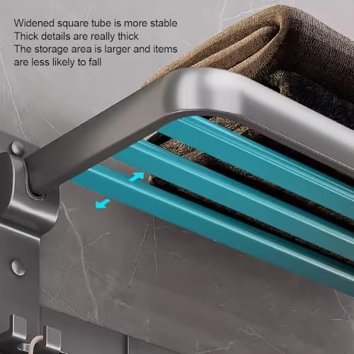 Get the Compact Space Aluminum Towel Hanger