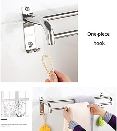 Stainless Steel Towel Bar Durable and Space-Saving for Small Spaces