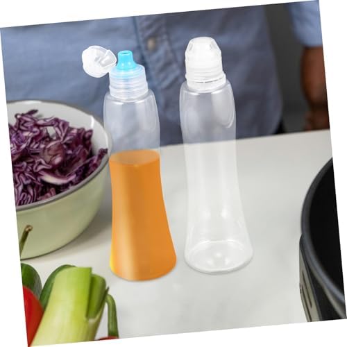 Sleek 4-Pack Condiment Squeeze Containers