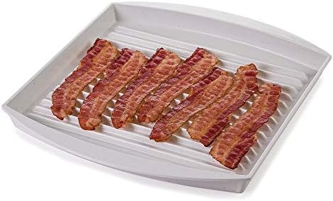 High-Quality Microwave Bacon Grill White