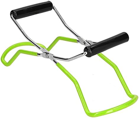 Duokon Canning Jar Lifter Tongs Stainless Steel Jar Lifter with Grip Handle for Glass Jars