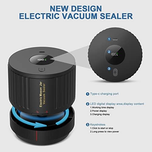 Mason Jar Sealer Electric Best for Canning Fermentation