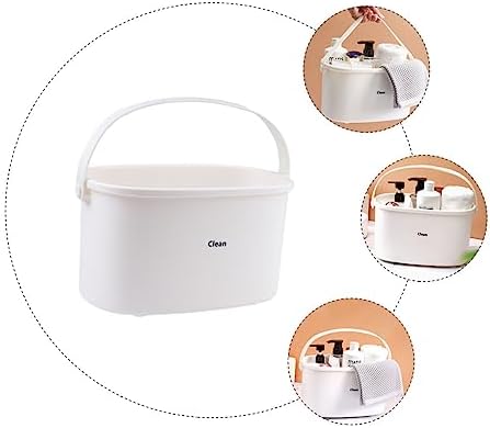 MAGICLULU Compact Portable Shower Basket for Bathroom Kitchen Use