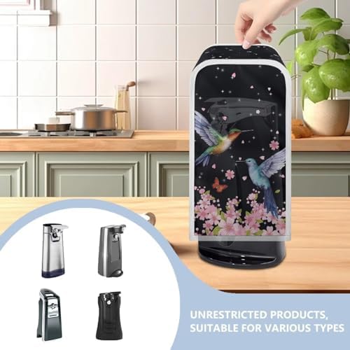 Elegant Can Opener Cover with Cherry Blossoms