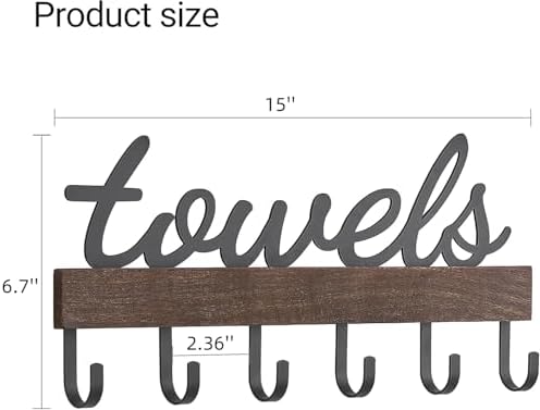 Space-Saving Towel Rack
