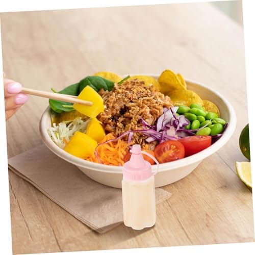 Reusable Squeeze Bottle Set for Condiment Storage