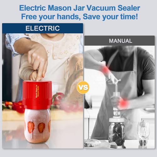 LOVE MOMENT Electric Mason Jar Vacuum Sealer Kit