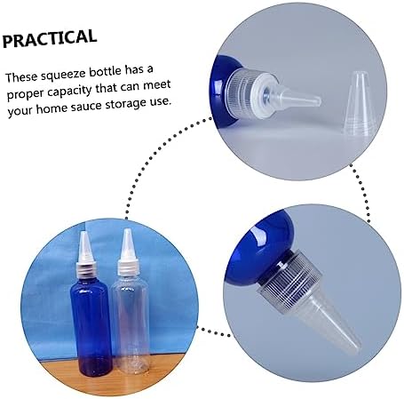 VINTORKY Flexible Sauce Dispenser 250ml Salad Dressing Squeeze Bottle
