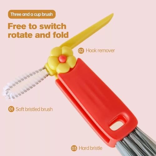 BOBYK 3-in-1 Cup Lid Cleaning Brush Set 2024