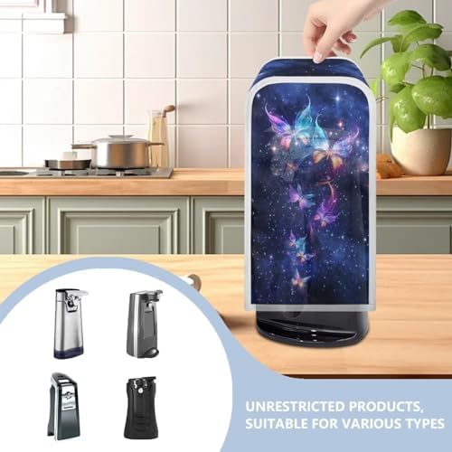 Durable Shiny Starry Butterfly Can Opener Dust Protection Cover