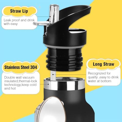 ALAZAFunny Kids Insulated Water Bottle