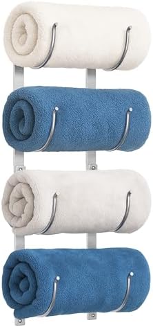 Styleful 4-Tier Towel Racks for Home and RV Use