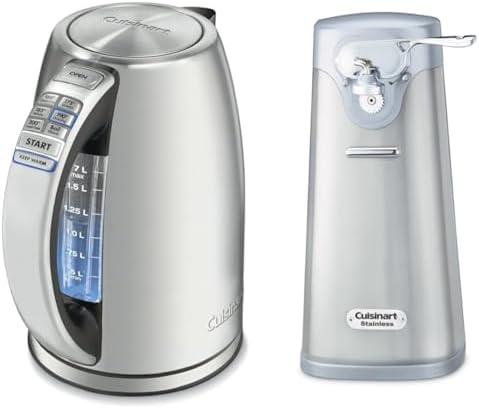 17-Liter Stainless Steel Electric Kettle with 6 Preset Temperatures
