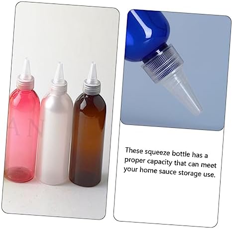 VINTORKY Flexible Sauce Dispenser 250ml Salad Dressing Squeeze Bottle