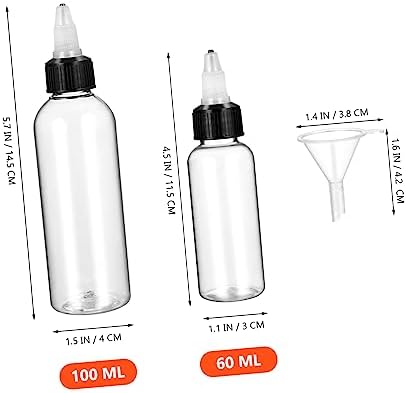 HOLIDYOYO 12-Piece Squeeze Bottles Set for Kitchen Home Safety Storage