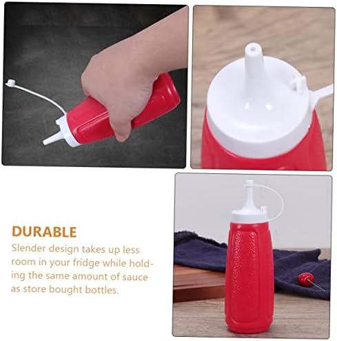 Sleek Plastic Squeeze Bottle Salad BBQ More
