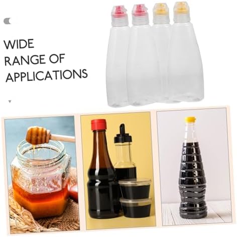 VILLFUL 3sets Squeeze Condiment Bottles for Easy Portion Control