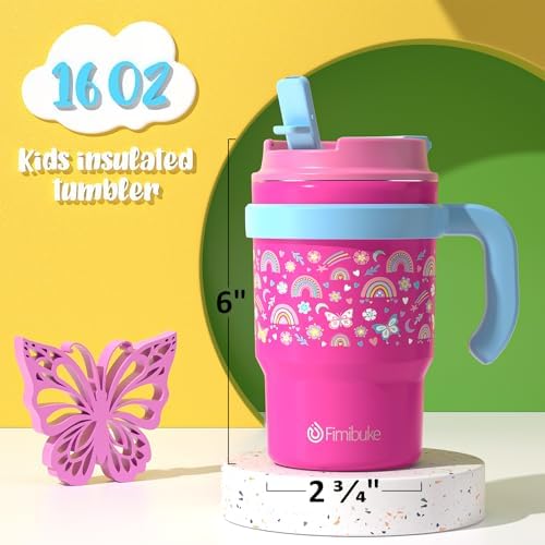 insulated straw mug for kids