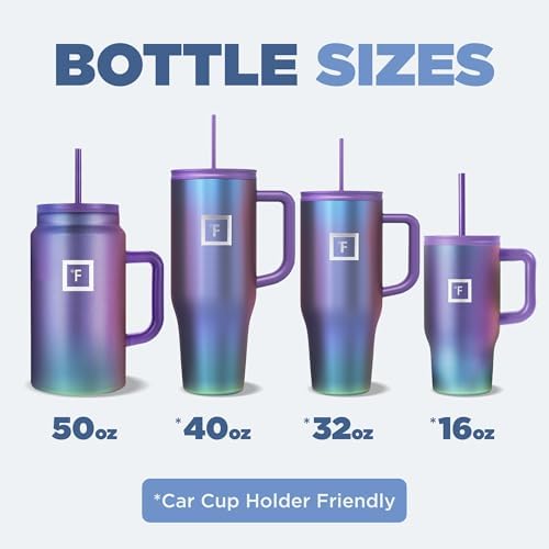 IRON FLASK Co-Pilot Insulated Mug With Straw Flip Cap 50 Oz
