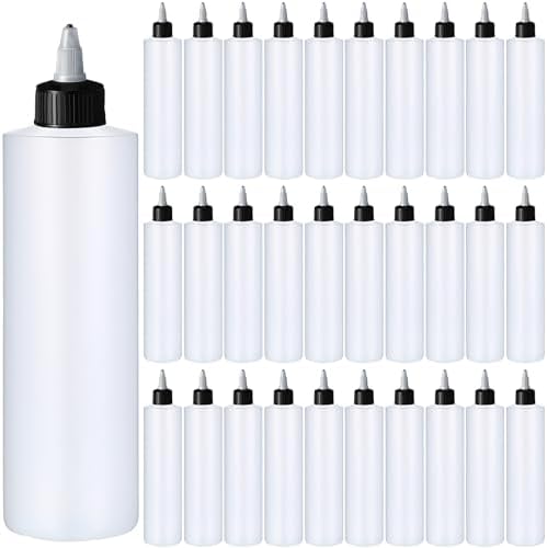 Irenare 30-Pack Condiment Squeeze Bottles