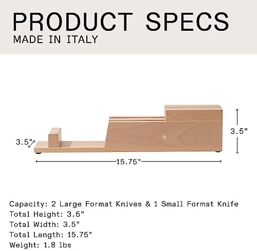 Made In Italy 3-Piece Knife Organizer
