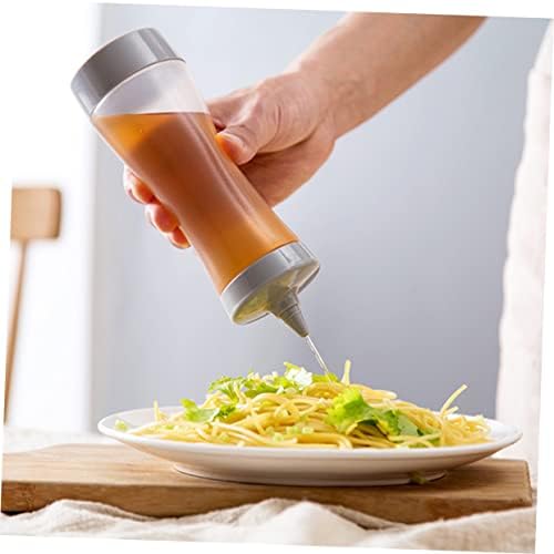 Garneck Reusable Condiment Squeeze Bottle Kitchen Essential for Salad Jam and Ketchup